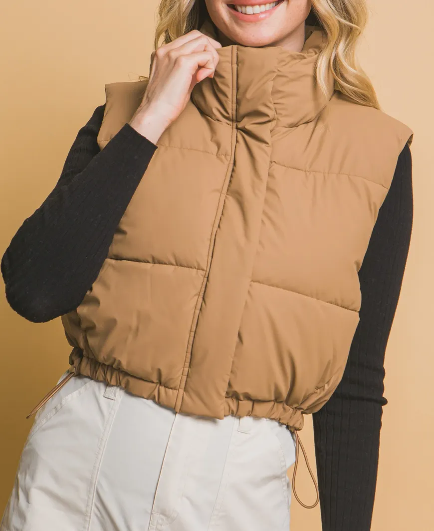 Rae Camel Vest